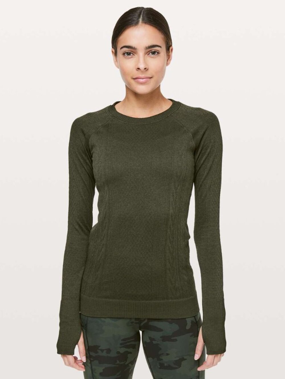 Lululemon Rest Less Pullover in Dark Olive Women's Size 6 (estimated)